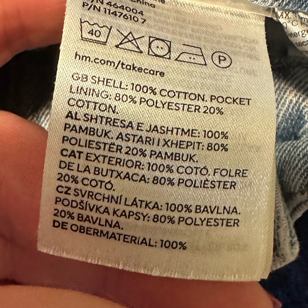 H&M Light Blue Jean Shorts - Picture 4 of 4